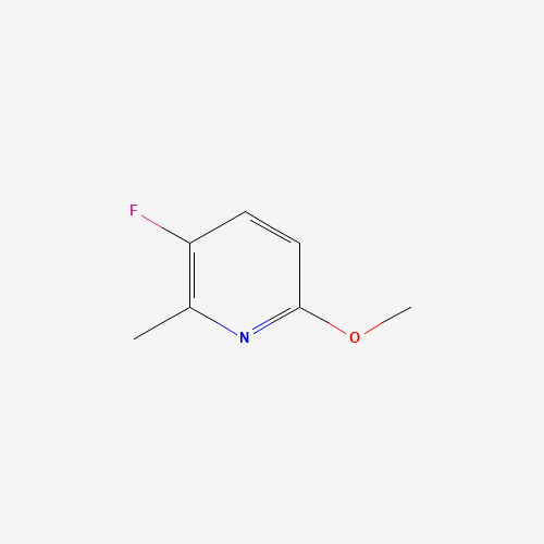 5-FLUORO-2-METHOXY-6-PICOLINE (CAS: 375368-86-8) - Chemical Structure and Molecular Formula 