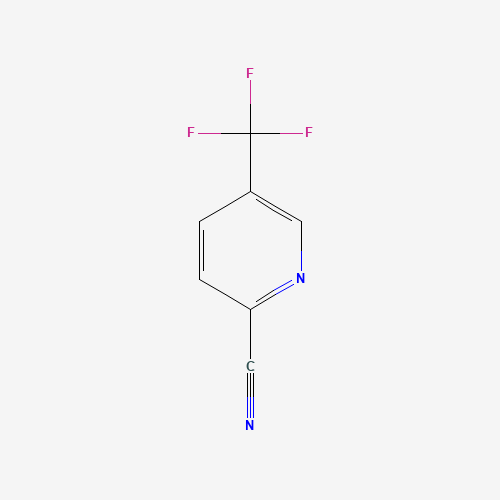 (5-TRIFLUOROMETHYL-PYRIDIN-2-YL)-ACETONITRILE (CAS: 95727-86-9) - Chemical Structure and Molecular Formula 