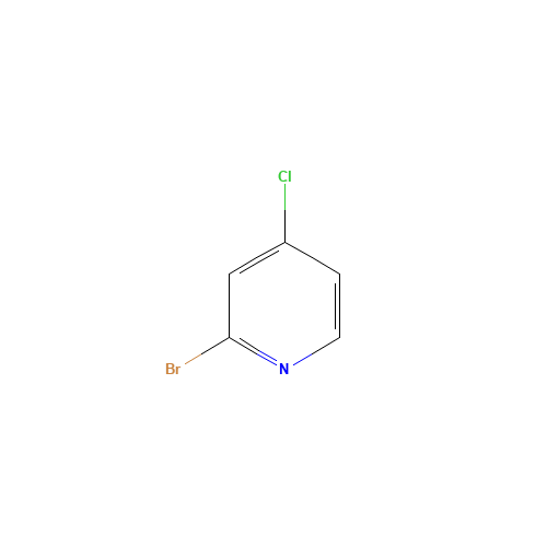 2-Bromo-4-chloropyridine (CAS: 22918-01-0) - Chemical Structure and Molecular Formula 