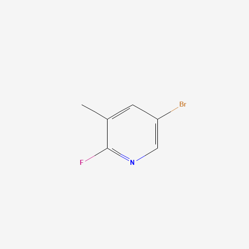 2-Fluoro-5-bromo-3-methylpyridine (CAS: 29312-98-9) - Chemical Structure and Molecular Formula 