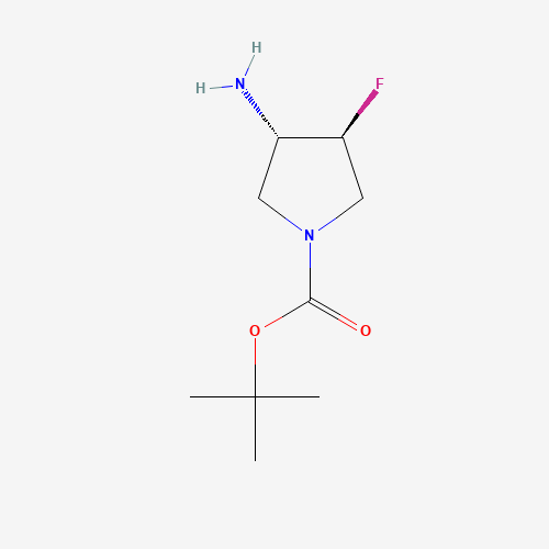 (3S,4S)-tert-Butyl 3-amino-4-fluoropyrrolidine-1-carboxylate (CAS: 1009075-43-7) - Related Chemical Product
