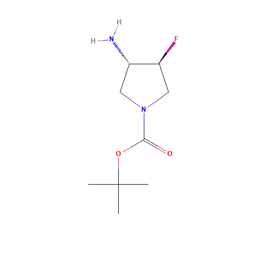 (3S,4S)-tert-Butyl 3-amino-4-fluoropyrrolidine-1-carboxylate (CAS: 1009075-43-7) - Related Chemical Product