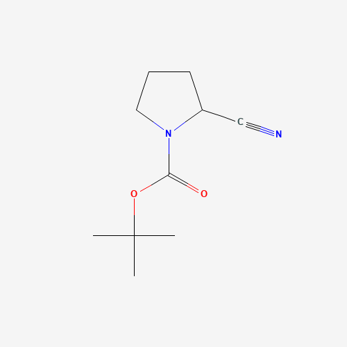 (R)-1-Boc-2-cyanopyrrolidine (CAS: 144688-70-0) - Chemical Structure and Molecular Formula 