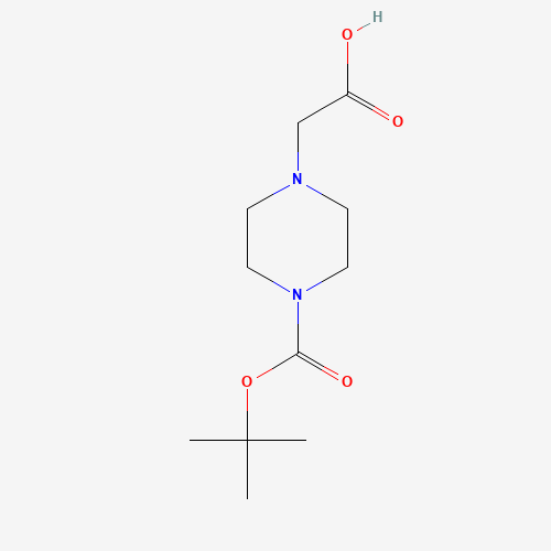 4-Boc-1-piperazineacetic acid (CAS: 156478-71-6) - Chemical Structure and Molecular Formula 