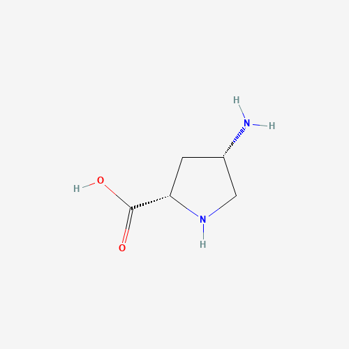 L-Proline,4-amino-,cis-(9CI) (CAS: 16257-83-3) - Chemical Structure and Molecular Formula 