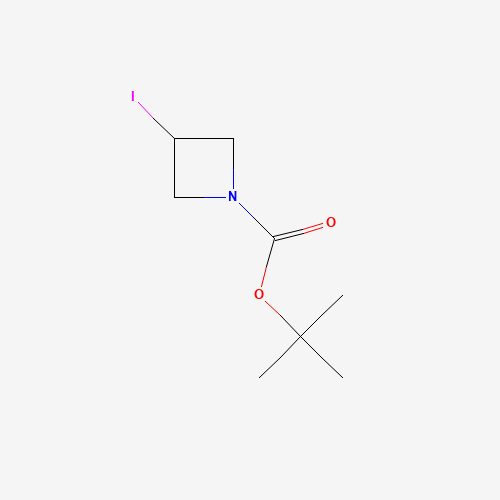 1-Boc-3-iodoazetidine (CAS: 254454-54-1) - Chemical Structure and Molecular Formula 