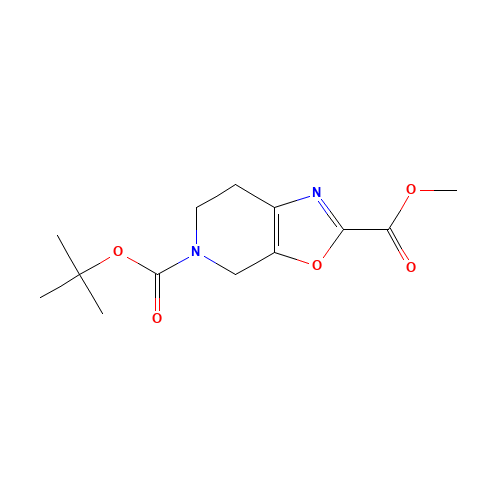 5-tert-butyl 2-methyl 6,7-dihydrooxazolo[5,4-c]pyridine-2,5(4H)-dicarboxylate (CAS: 259809-74-0) - Related Chemical Product
