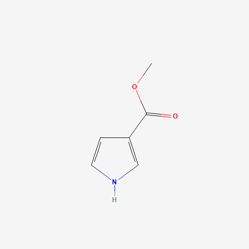 1H-Pyrrole-3-carboxylic acid,methyl ester (9CI) (CAS: 2703-17-5) - Chemical Structure and Molecular Formula 
