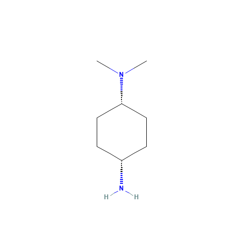 N,N-Dimethylcyclohexane-1,4-diamine (CAS: 42389-50-4) - Chemical Structure and Molecular Formula 