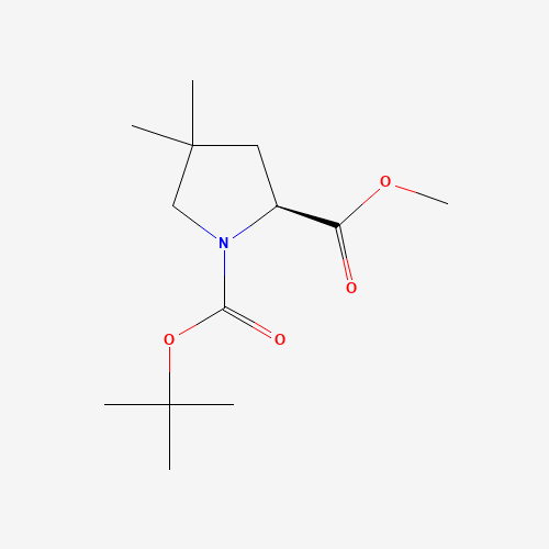 (S)-1-(tert-Butoxycarbonyl)-4,4-dimethylpyrrolidine-2-carboxylic acid (CAS: 138423-86-6) - Related Chemical Product