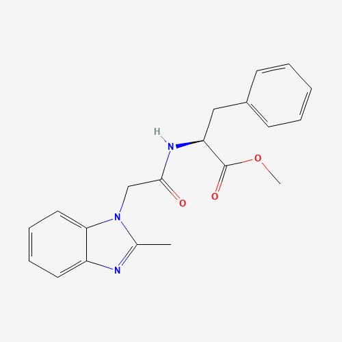 N-[(2-Methyl-1H-benzimidazol-1-yl)acetyl]-L-phenylalanine (CAS: 40332-25-0) - Related Chemical Product