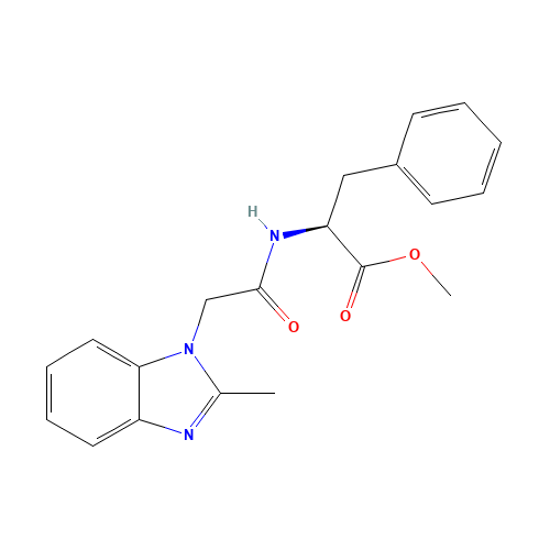 N-[(2-Methyl-1H-benzimidazol-1-yl)acetyl]-L-phenylalanine (CAS: 40332-25-0) - Related Chemical Product