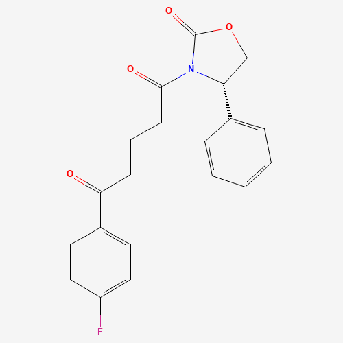 (4S)-3-[5-(4-Fluorophenyl)-1,5-dioxopenyl]-4-phenyl-2-oxazolidinone (CAS: 189028-93-1) - Related Chemical Product