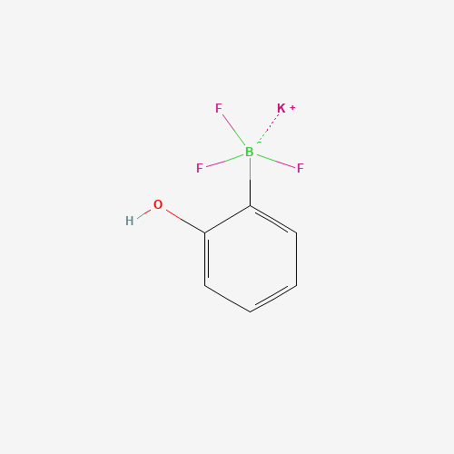 POTASSIUM 2-HYDROXYPHENYLTRIFLUOROBORATE (CAS: 850313-92-7) - Chemical Structure and Molecular Formula 