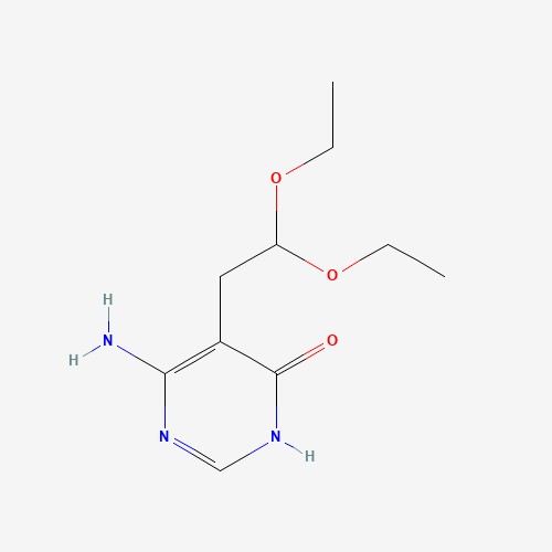 6-Amino-5-(2,2-diethoxyethyl)pyrimidin-4-ol (CAS: 7400-06-8) - Related Chemical Product