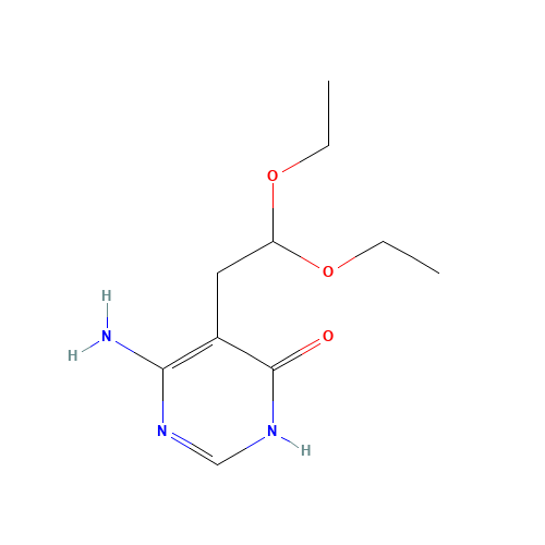 6-Amino-5-(2,2-diethoxyethyl)pyrimidin-4-ol (CAS: 7400-06-8) - Related Chemical Product