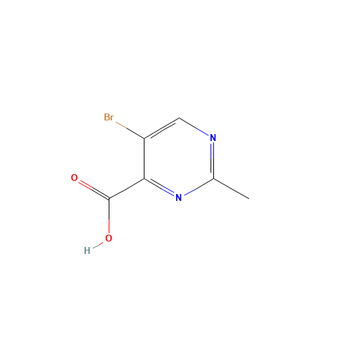5-Bromo-2-methyl-4-pyrimidinecarboxylic acid (CAS: 100707-39-9) - Related Chemical Product