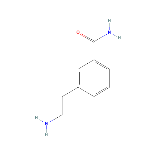 3-(2-Aminoethyl)benzamide (CAS: 1118786-88-1) - Chemical Structure and Molecular Formula 