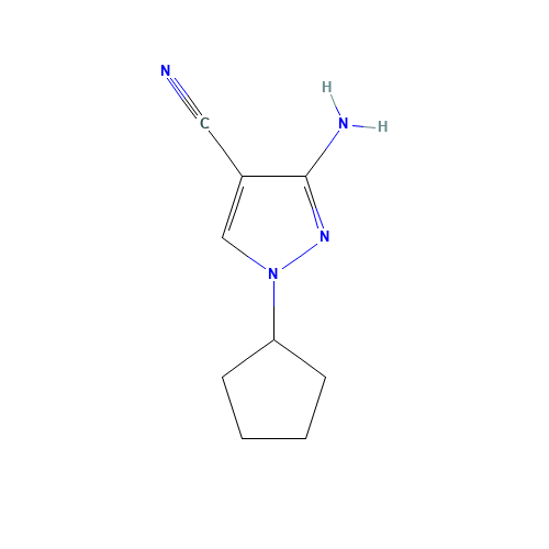 3-AMINO-1-CYCLOPENTYL-1H-PYRAZOLE-4-CARBONITRILE (CAS: 122799-98-8) - Related Chemical Product