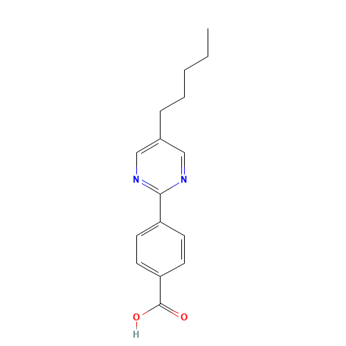 5-Pentylpyrimidine-2-Yl-P-BenzoicAcid (CAS: 123704-47-2) - Related Chemical Product