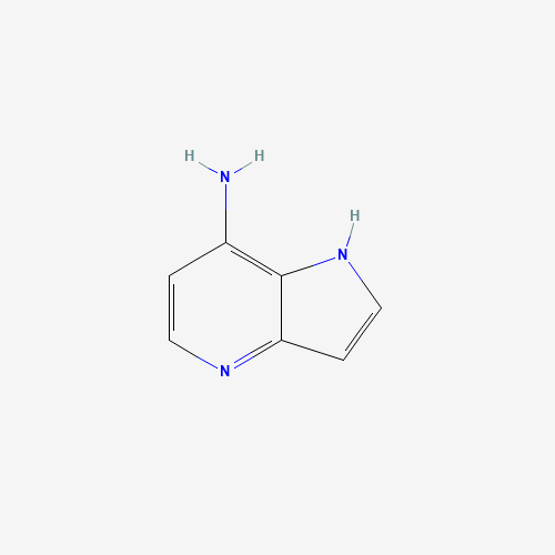 1H-pyrrolo[3,2-b]pyridin-7-amine (CAS: 142078-41-9) - Chemical Structure and Molecular Formula 
