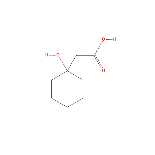 (1-Hydroxy-cyclohexyl)-acetic acid (CAS: 14399-63-4) - Chemical Structure and Molecular Formula 