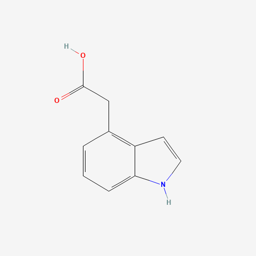 2-(1H-INDOL-4-YL)ACETIC ACID (CAS: 16176-74-2) - Chemical Structure and Molecular Formula 