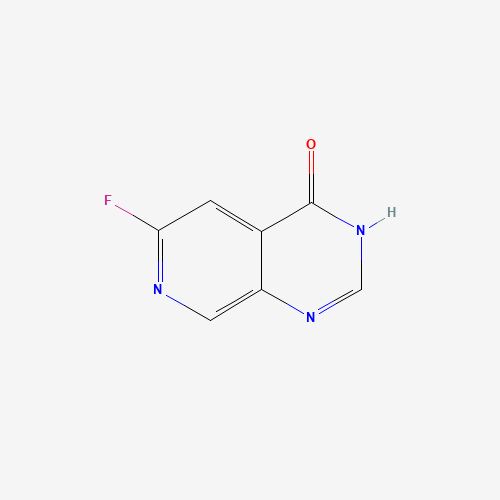 6-FLUOROPYRIDO[3,4-D]PYRIMIDIN-4-OL (CAS: 171178-44-2) - Chemical Structure and Molecular Formula 
