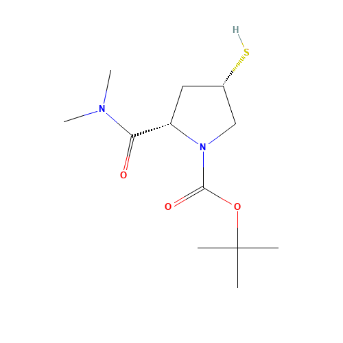 1-Pyrrolidine-Carboxylic Acid,2-[(Dimethylamino)Carbonyl]-4-Mercapto-1,1-Dimethyl Ester,(2s-Cis)- (CAS: 177615-44-0) - Related Chemical Product