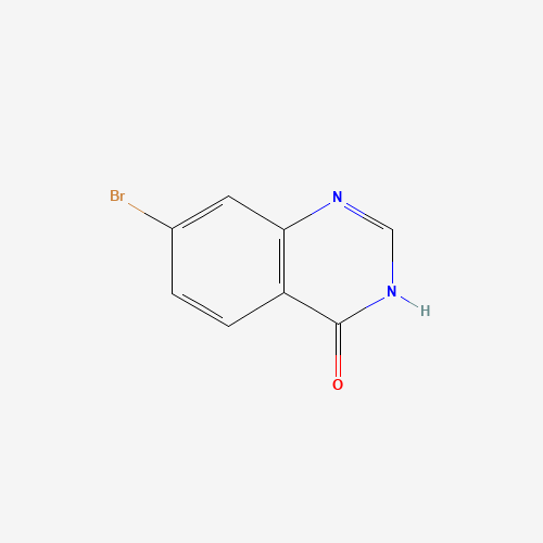 7-BROMO-1H-QUINAZOLIN-4-ONE (CAS: 194851-16-6) - Chemical Structure and Molecular Formula 