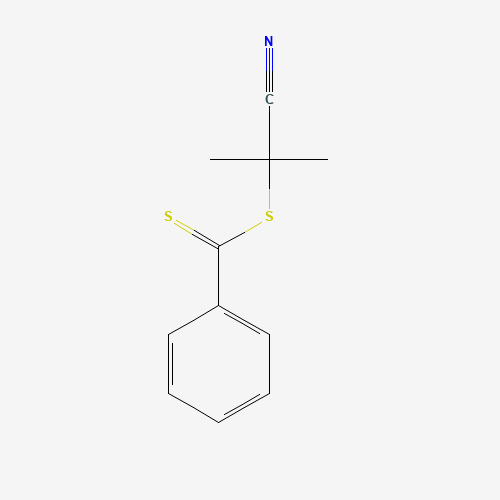 2-CYANOPROPAN-2-YL BENZODITHIOATE (CAS: 201611-85-0) - Chemical Structure and Molecular Formula 