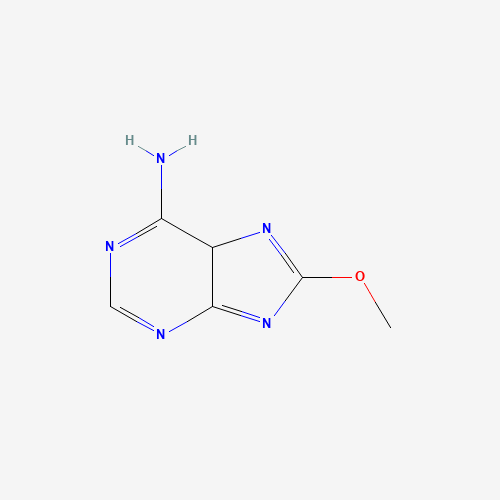 8-Methoxy-5H-purin-6-amine (CAS: 28128-32-7) - Chemical Structure and Molecular Formula 