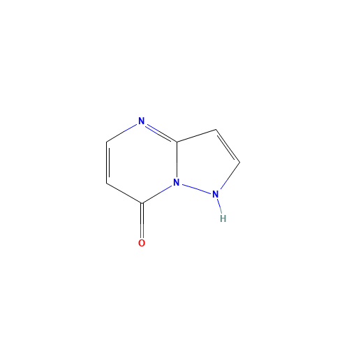 4H-PYRAZOLO[1,5-A]PYRIMIDIN-7-ONE (CAS: 29274-23-5) - Chemical Structure and Molecular Formula 