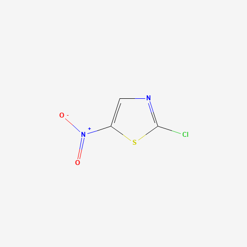 2-CHLORO-5-NITROTHIAZOLE (CAS: 3034-47-7) - Chemical Structure and Molecular Formula 
