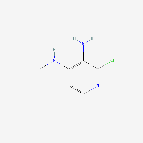 2-CHLORO-N4-METHYLPYRIDINE-3,4-DIAMINE (CAS: 50432-67-2) - Chemical Structure and Molecular Formula 
