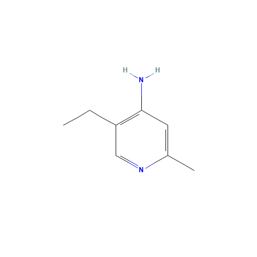 4-PYRIDINAMINE,5-ETHYL-2-METHYL- (CAS: 5350-64-1) - Related Chemical Product