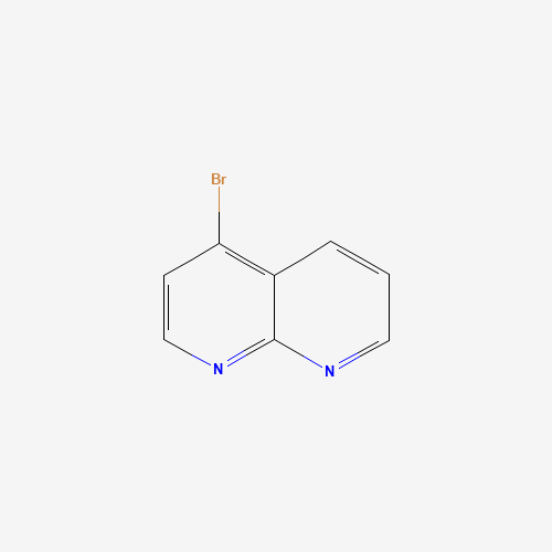 4-Bromo-1,8-naphthyridine (CAS: 54569-28-7) - Chemical Structure and Molecular Formula 