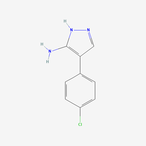 4-(4-CHLORO-PHENYL)-2H-PYRAZOL-3-YLAMINE (CAS: 57999-09-4) - Related Chemical Product