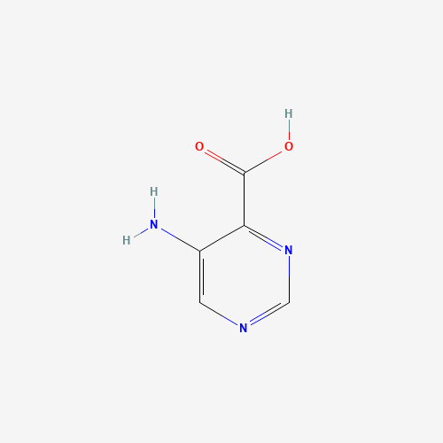5-Aminopyrimidine-4-carboxylic acid (CAS: 59950-53-7) - Chemical Structure and Molecular Formula 