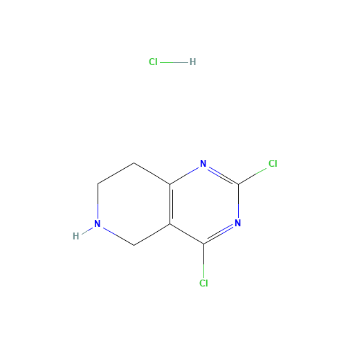 2,4-Dichloro-5,6,7,8-tetrahydropyrido[4,3-d]pyrimidine hydrochloride (CAS: 635698-30-5) - Related Chemical Product