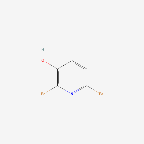 2,6-DIBROMO-3-HYDROXYPYRIDINE chemical structure 2,6-DIBROMO-3-HYDROXYPYRIDINE (CAS: 6602-33-1) - Chemical Structure and Molecular Formula