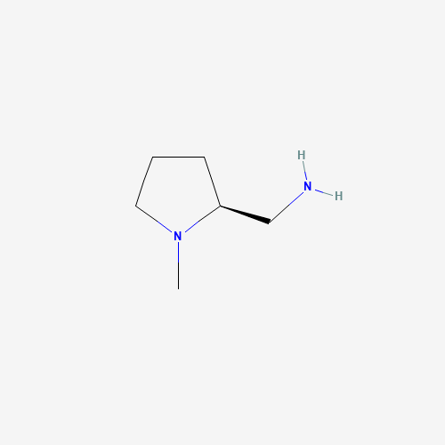 (S)-(-)-1-Methyl-2-aminomethylpyrrolidine chemical structure (S)-(-)-1-Methyl-2-aminomethylpyrrolidine (CAS: 66411-54-9) - Chemical Structure and Molecular Formula