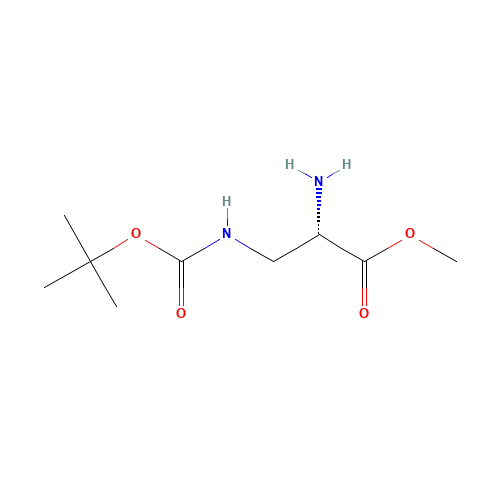 3-[[(1,1-Dimethylethoxy)carbonyl]amino]-L-alanine methyl ester (CAS: 77087-60-6) - Related Chemical Product