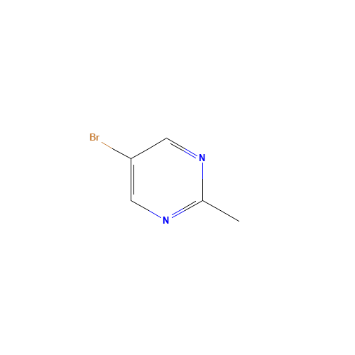 5-BROMO-2-METHYL-PYRIMIDINE (CAS: 7752-78-5) - Chemical Structure and Molecular Formula 