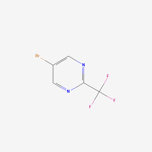 Pyrimidine,5-bromo-2-(trifluoromethyl)- (CAS: 799557-86-1) - Chemical Structure and Molecular Formula 
