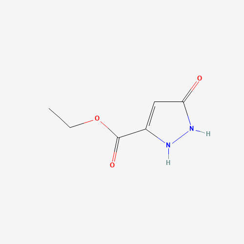 Ethyl 5-Oxo-4,5-dihydro-1H-pyrazole-3-carboxylate chemical structure Ethyl 5-Oxo-4,5-dihydro-1H-pyrazole-3-carboxylate (CAS: 85230-37-1) - Chemical Structure and Molecular Formula