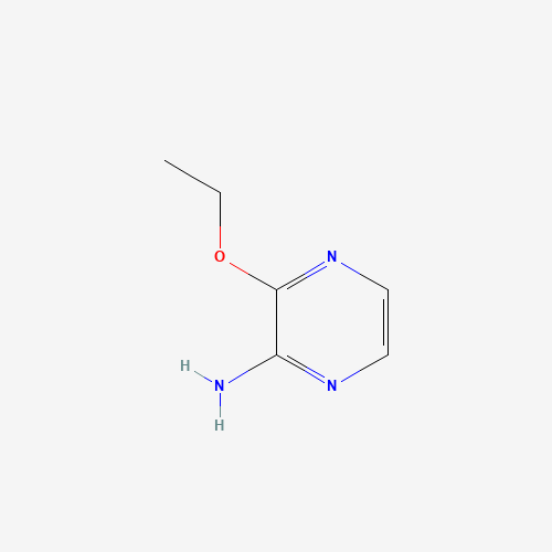 2-AMINO-3-ETHOXYPYRAZINE (CAS: 89464-86-8) - Chemical Structure and Molecular Formula 