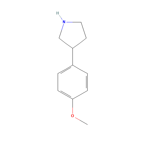 3-(4-METHOXYPHENYL)PYRROLIDINE (CAS: 91246-26-3) - Related Chemical Product