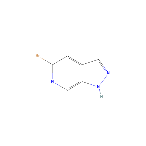 5-bromo-1H-pyrazolo[3,4-c]pyridine (CAS: 929617-35-6) - Chemical Structure and Molecular Formula 