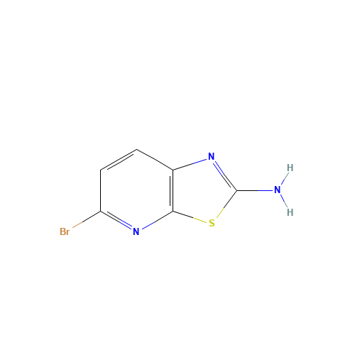 2-AMINO-5-BROMOTHIAZOLO[5,4-B]PYRIDINE (CAS: 934266-82-7) - Chemical Structure and Molecular Formula 